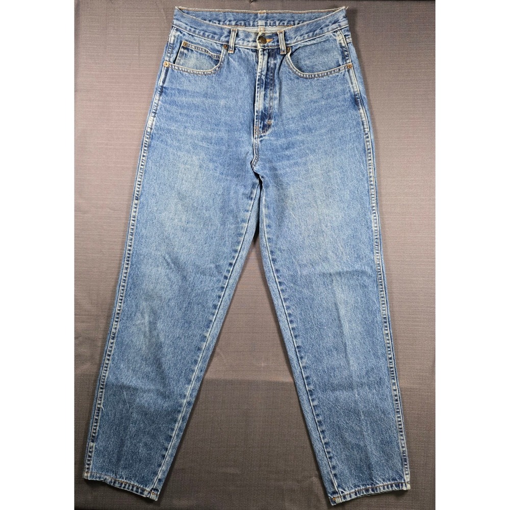 Vintage Jordache Basics High Waisted Straight Leg Jeans Medium Wash Size 11/12